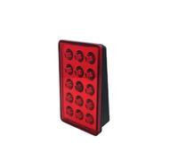 RXRJSU F1 Style Led Brake Pilot Lights 12V 15led Rear Tail Auto Flash Warning Reverse Stop Safety Signal Lamps For Car SUV Moto 3RD Third Rear Light Brake Light(1Red Shell)