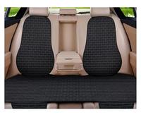 RXRJSU For A3 For A5 D2 X45 Car Seat Cover Front/Rear Flax/Linen Cushion Protector Pad Black/Red/Beige/Grey/Coffee/Brown Seat Covers Pair(BlackWhite Rear 1pcs)