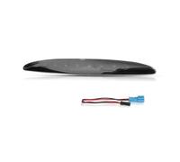 RXRJSU For Cooper 1st Gen R50 R53 Hatchback 1PC High Mount Stop Light Rear Center Third 3rd Brake 2002 2003 2004 2005 2006 3RD Third Rear Light Brake Light(BLACK lens)
