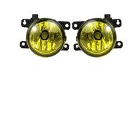 RXRJSU For Opel For Agila 2008-2014 For Astra For Corsa For Meriva 2003-2010 9270157 Pair Left Right Front Fog Lights Lamp Assembly Car Fog Light(1Pair Halogen Yellow)