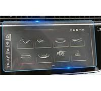 RXRJSU For Q8 2018 2019 2020 2021 Car Multimedia Video GPS Navigation LCD Screen Tempered Glass Protective Film Anti Scratch Screen Protector Navigation Protective Film(Style A)