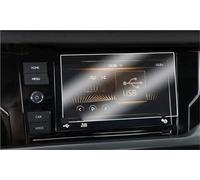 RXRJSU For VW For T-roc 2018 2019 2020 Tempered Glass Car Navigation Screen Protector LCD Display Film Dashoard Panel Cover Screen Protector Navigation Protective Film(8 inch without hole)