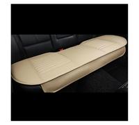 RXRJSU Leather Car Seat Cover Interior Auto Seats Cushion Four Seasons Protector Mat Universal Seat-Cover Carpet Accessories Seat Covers Pair(1pc Rear Beige)