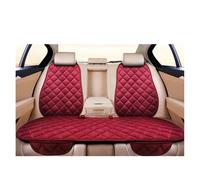 RXRJSU Rear Seat Cushion Protection Covers Back Three Piece Car Cover Protector Universal Winter Warm Auto Seat Covers Pair(3PCS Red)