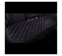 RXRJSU Rear Seat Cushion Protection Covers Back Three Piece Car Cover Protector Universal Winter Warm Auto Seat Covers Pair(Rear Cushion Black)