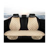 RXRJSU Rear Seat Cushion Protection Covers Back Three Piece Car Cover Protector Universal Winter Warm Auto Seat Covers Pair(3PCS Beige)