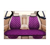 RXRJSU Rear Seat Cushion Protection Covers Back Three Piece Car Cover Protector Universal Winter Warm Auto Seat Covers Pair(3PCS Purple)