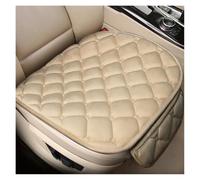 RXRJSU Rear Seat Cushion Protection Covers Back Three Piece Car Cover Protector Universal Winter Warm Auto Seat Covers Pair(Seat Cushion Beige)