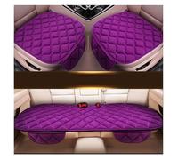 RXRJSU Seat Covers Car Seat Cover Front Rear Cushion Protector Pad Black/Red/Beige/Grey/Coffee/Brown For Kadjar F3 X45(Purple 1set)