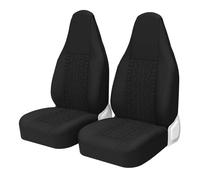 RXRJSU Seat Covers High Bucket Car Seat Covers Universal For Most Sport Protector For Suzuki For Swift 2002(BLACK 2 pieces)