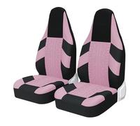 RXRJSU Seat Covers High Bucket Car Seat Covers Universal For Most Sport Protector For Suzuki For Swift 2002(PINK 2 pieces)