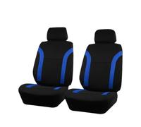 RXRJSU Universal Breathable Car Seat Covers Air Mesh Fabric Splicing With Polyester Fit For Most Suv Accessories Interior Seat Covers Pair(Blue 2 front seat)