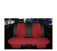 RXRJSU Universal Car Seat Cover Protector Linen Front Rear Back Flax Summer Cushion Pad Mat Sedan Suv Pick-up Interior Accessories Seat Covers Pair(Red Back row)