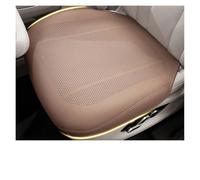 RXRJSU Universal Car Seat Cushion Leather Breathable Hole Summer Interior Cover Four Seasons Automotive Parts Seat Covers Pair(1PC Brown Seat G)