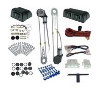 RXRJSU Window Regulator Bracket SPY Universal 12V Car Electric Power Window Lift Regulator Conversion Kit for 2 Door Car Truck SUV Car Window Lift