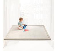 RxueSug 2CM Thick Baby Crawling Mat, Area Rug Kids Rug Nursery Rug Non-Slip Play Crawling Mat Large Play Crawling Mat for Nursery Baby Rugs & Carpets Large Coral Velvet Baby Play Mat 50 x 100 cm