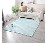 RxueSug 2CM Thick Baby Crawling Mat, Area Rug Kids Rug Nursery Rug Non-Slip Play Crawling Mat Large Play Crawling Mat for Nursery Baby Rugs & Carpets Large Coral Velvet Baby Play Mat 150 x 180 cm