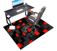 RxueSug Floor Protector Mat for Office Home Computer Gaming Chair Mat Carpet Protector Chair Mat Large Office Chair Mat for Hard Floor Non-slip Desk Chair Mat for Carpet Floors 90 x 120 cm