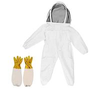 RXYNLL bee suit Children's with Gloves Beekeeper Beekeeping Suit Supplies Cotton with Long Sleeves, Child Protection