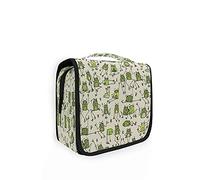 RXYY Hanging Travel Cute Animal Frog Toiletry Bag Folding Bathroom Gym Organizer Portable Cosmetic Wash Bag for Women Girls