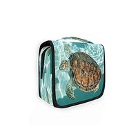 RXYY Hanging Travel Sea Beach Turtle Toiletry Bag Folding Bathroom Gym Organizer Portable Cosmetic Wash Bag for Women Girls