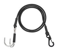 RXZIXYL 1/10 RC Crawler Kinetic Winch Strap,50cm Escape Rope,Rescue Trailer Hook for 1/8 1/10 LCG Chassis Axial SCX10 I II Capra RR10 TRX4 (Black), (B88189)