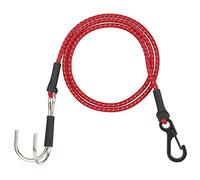 RXZIXYL 1/10 RC Crawler Kinetic Winch Strap,50cm Escape Rope,Rescue Trailer Hook for 1/8 1/10 LCG Chassis Axial SCX10 I II Capra RR10 TRX4 (Red)