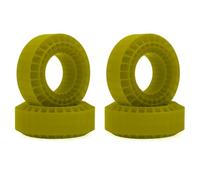 RXZIXYL 1.9'' Tires Soft Silica Gel Anti Foams Insert 108x42mm for 1/10 RC Crawler Rigs TRX4 SCX10 III CJ-7 Capra BRX01 TF2 GEN8 (Soft Green 4pcs)
