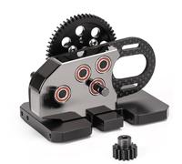 RXZIXYL 2.Low Performance Transmission Overdrive Gearbox Carbon Panel for 1/10 RC Crawler LCG Chassis Gearbox Capra SCX10 II