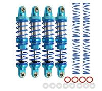 RXZIXYL 4-Pack Front Rear RC Shock Absorber 70mm 80mm 90mm 100mm 110mm 120mm Adjustable Assembled Spring Damper Axial SCX10 Oil Damper for 1/10 RC Crawler Car AXI03007 RBX10 D90 TRX4…