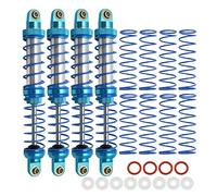 RXZIXYL 4-Pack Front Rear RC Shock Absorber 70mm 80mm 90mm 100mm 110mm 120mm Adjustable Assembled Spring Damper Axial SCX10 Oil Damper for 1/10 RC Crawler Car AXI03007 RBX10 D90 TRX4…