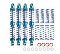 RXZIXYL 4-Pack Front Rear RC Shock Absorber 70mm 80mm 90mm 100mm 110mm 120mm Adjustable Assembled Spring Damper Axial SCX10 Oil Damper for 1/10 RC Crawler Car AXI03007 RBX10 D90 TRX4…