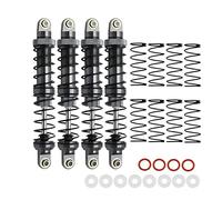 RXZIXYL 4-Pack Front Rear RC Shock Absorber 70mm 80mm 90mm 100mm 110mm 120mm Adjustable Assembled Spring Damper Axial SCX10 Oil Damper for 1/10 RC Crawler Car AXI03007 RBX10 D90 TRX4…