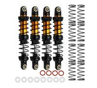 RXZIXYL 4-Pack Front Rear RC Shock Absorber 70mm 80mm 90mm 100mm 110mm 120mm Adjustable Assembled Spring Damper Axial SCX10 Oil Damper for 1/10 RC Crawler Car AXI03007 RBX10 D90 TRX4…