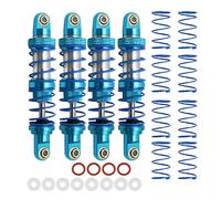 RXZIXYL 4-Pack Front Rear RC Shock Absorber 70mm 80mm 90mm 100mm 110mm 120mm Adjustable Assembled Spring Damper Axial SCX10 Oil Damper for 1/10 RC Crawler Car AXI03007 RBX10 D90 TRX4…