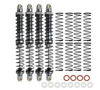 RXZIXYL 4-Pack Front Rear RC Shock Absorber 70mm 80mm 90mm 100mm 110mm 120mm Adjustable Assembled Spring Damper Axial SCX10 Oil Damper for 1/10 RC Crawler Car AXI03007 RBX10 D90 TRX4…