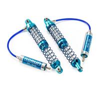 RXZIXYL Adjustable Oil Piggyback Shock Absorber 70-123mm with Remote Reservoir for 1/10 RC Crawler Axial SCX10 Wraith CAPRA RR10 TRX4 (123mm 2pcs)