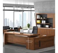 ry L-Sd Executive Office Desk, Modern Corner Wortat for Home & Office, Slish Cuter Desk with Ample Sto, Design for Productivi