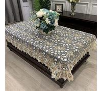 ry Lace Tablecloth for Di Table Embroidered Cover Floral Design Hollow Out Table Runner 130x130cm Perfect for Home Det Wedding Parties