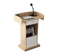 ry MDF Podium Stand with Ders & Open Sto - Modern Portable Lectern for Churches Conferences Events & Meetings - Versatile Recept Desk for Professal Use