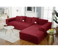 ry Red Thick Fur Sofa Cover Protector for 1 4 Seater Couch Easy to Assemble Fits 90 140cm Fur Cover for Home Decor & Pet Protect