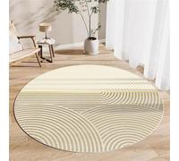 ry Round Velvet Crystal Rug for Bedroom Modern Short Pile Carpet for Kids Room Soft and Simple Design Ideal for Nursery and Girls' Room (120cm)