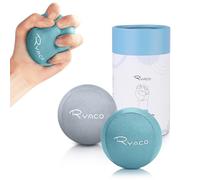 RYACO 2PCS Hand Exercise Gel Stress Balls Set, Soft & Hard Gel Balls Set of 2 for Adults & Kids - Anxiety Relief, Resistance Training, Easy Squeeze, Grip Strength