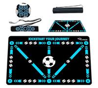RYACO football Training Mat, 90×60Cm Diatomite Material, Non-Slip Practice Mat for Children and Adults for Young Enthusiasts, Black