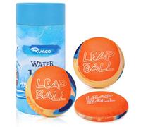 RYACO Leap Water Skipping Balls, 3 Pack Bouncing Beach & Pool Toys, Extreme Water Fun for All Ages, Ideal for Beach Lake Pool River & Bath Time