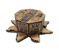 RYAJK Book of Hamunaptra The Mummy Prop Replica The Mummy Books and Key Bundle Book of The Dead Handmade Resin Artwork Decorative Magic Book with Key Ornament Magic Book (Key)