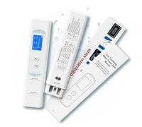 RYAKKA 6-in-1 Drinking Water Tester With Color Display for Intelligent Scoring for Home, RV, Hiking, Camping, Travel | TOC, COD, EC, UV275, Temp & TDS Meter(White)