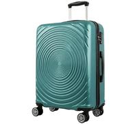 Ryan air (40x20x25) Underseat Cabin Bag, Lightweight Suitcase Cabin Case, 4X 360 Degree Spinner Detachable Wheels, Maximum Carry-On Size, ABS Hard Shell, 10kg Hand Luggage Bag
