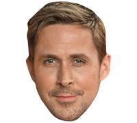 Ryan Gosling (Stubble) Celebrity Mask, Flat Card Face, Fancy Dress Mask
