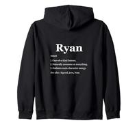 Ryan Is A Legend Dictionary Definition Funny Saying Zip Hoodie